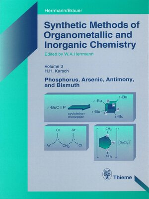 cover image of Synthetic Methods of Organometallic and Inorganic Chemistry, Volume 3, 1996